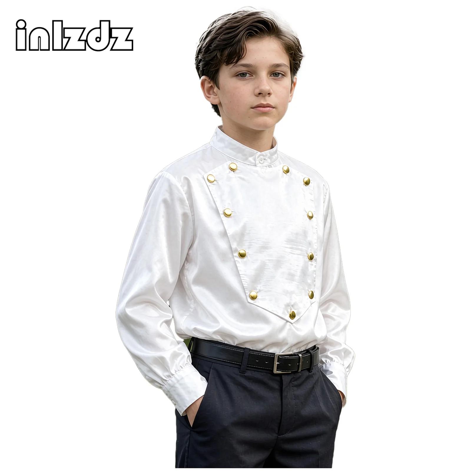 Tops - Chłopięca koszula w stylu średniowiecznym, renesansowym,