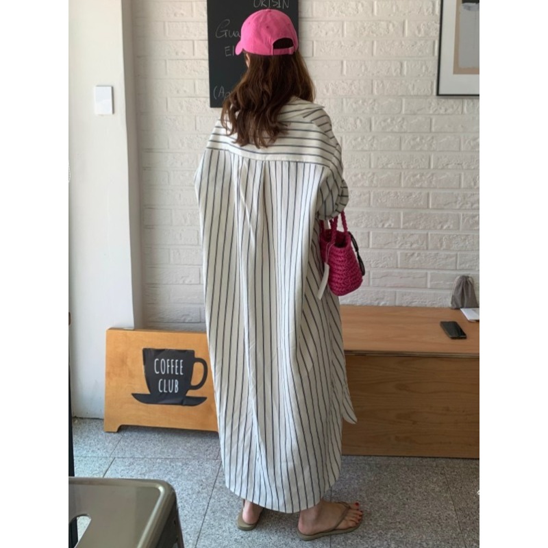 Koreańska minimalistyczna suki – Korean Style A Line Shirt Dress recenzja i cena