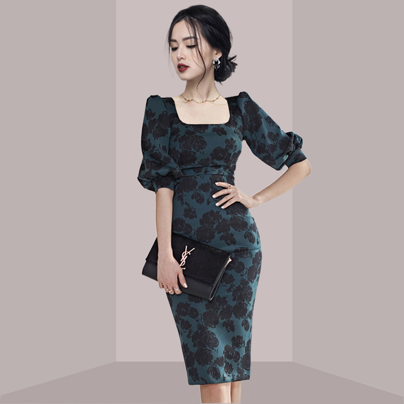 Elegancka, kobieca sukienka mi – French Vintage Floral Midi Dress recenzja i cena