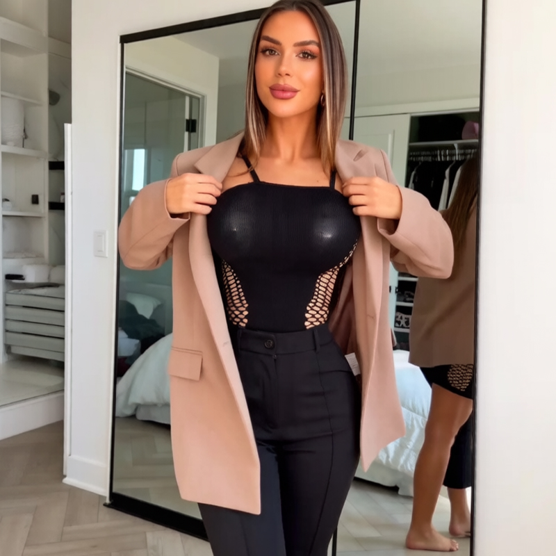 Damska letnia sukienka plażowa – Sexy Mesh Sheer Bodycon Dress recenzja i cena