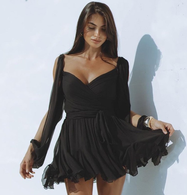 Damska sukienka mini z falbana – Boho Summer Beach Maxi Dress recenzja i cena