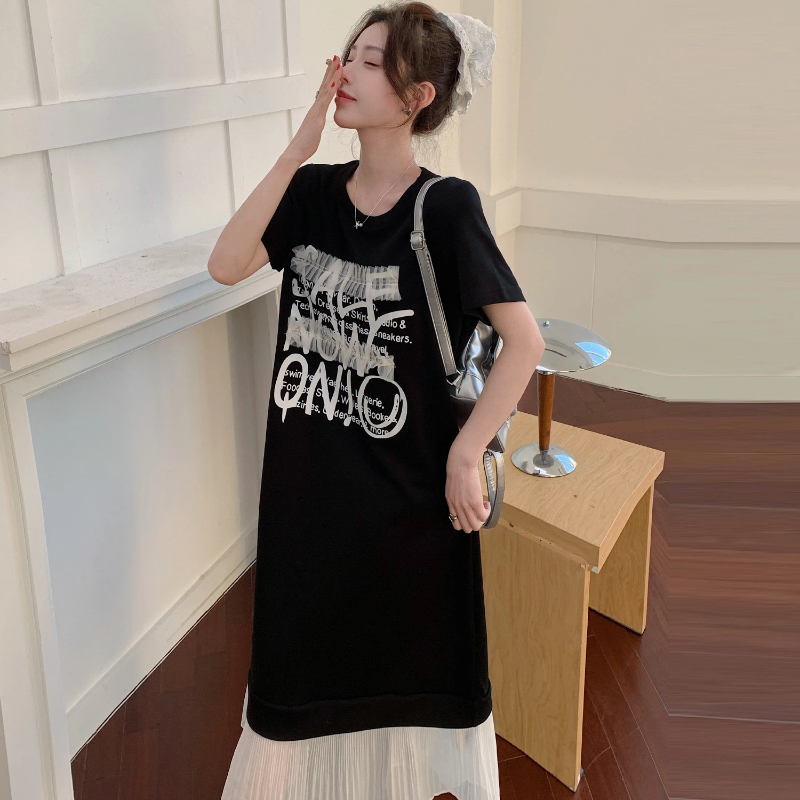 Nowe letnie sukienki damskie 2 – Korean Style A Line Shirt Dress recenzja i cena